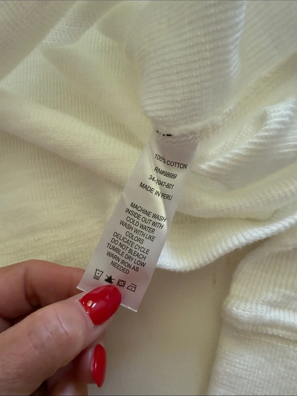Todd Snyder Antique White Lightweight Mini Waffle Henley Sz XL. Box2 - Picture 5 of 8